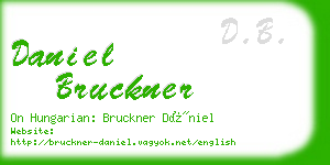 daniel bruckner business card